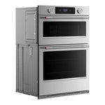 KitchenAid PrintShield Stainless 27" Wall Oven with Microwave (5.7 cu ft) - KOEC727SPS
