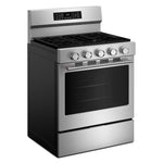KitchenAid PrintShield™ Stainless Finish Freestanding Smart Gas Convection Range (5.0 Cu. Ft.) - KFGS330TPS