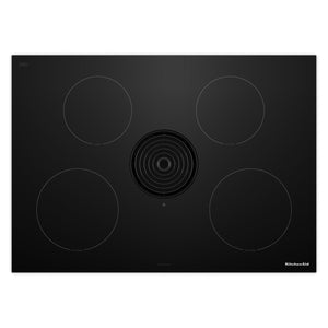 KitchenAid Black 30" Induction Downdraft Cooktop - KCID930SBL