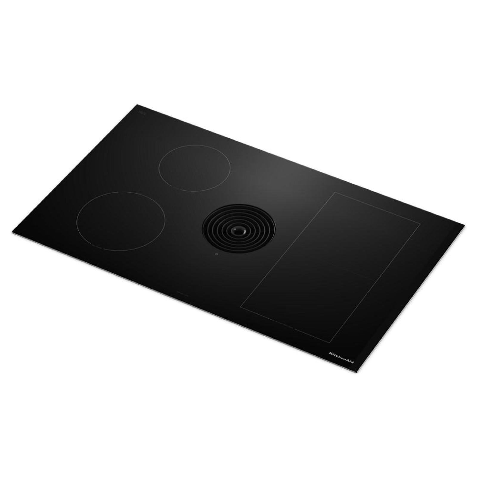 KitchenAid Black 36" Induction Downdraft Cooktop - KCID936SBL