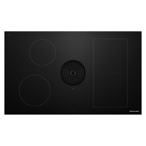 KitchenAid Black 36" Induction Downdraft Cooktop - KCID936SBL