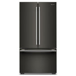 KitchenAid 36" 24.8 Cu. Ft. Black Ore Counter-Depth French Door Refrigerator with Internal Water Dispenser – KRFC336SBE