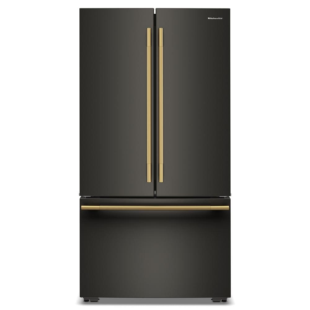 KitchenAid 36" 24.8 Cu. Ft. Black Ore Counter-Depth French Door Refrigerator with Internal Water Dispenser – KRFC336SBE