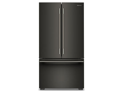 KitchenAid 36" 24.8 Cu. Ft. Black Ore Counter-Depth French Door Refrigerator with Internal Water Dispenser – KRFC336SBE