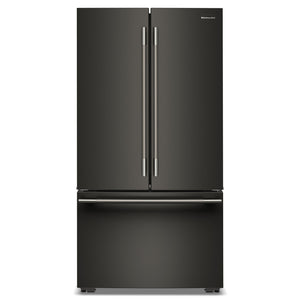 KitchenAid 36" 24.8 Cu. Ft. Black Ore Counter-Depth French Door Refrigerator with Internal Water Dispenser – KRFC336SBE