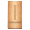 KitchenAid 42" 24.2 Cu. Ft. Panel-Ready Built-In French Door Refrigerator with Platinum Interior – KBFN542TPA
