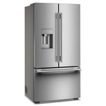 KitchenAid 36" 23.9 Cu. Ft. PrintShield Stainless Steel Counter-Depth French Door Refrigerator with External Water Dispenser – KRFC736SPS
