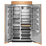 KitchenAid 42" 26.0 Cu. Ft. Panel-Ready Built-In Side-by-Side Refrigerator with Platinum Interior – KBSN742TPA