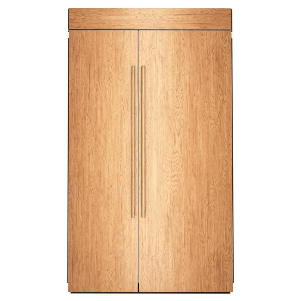 KitchenAid 48" 30.0 Cu. Ft. Panel-Ready Built-In Side-by-Side Refrigerator with Platinum Interior – KBSN748TPA