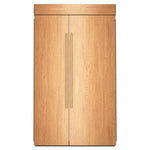 KitchenAid 48" 30.0 Cu. Ft. Panel-Ready Built-In Side-by-Side Refrigerator with Platinum Interior – KBSN748TPA