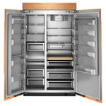 KitchenAid 48" 30.0 Cu. Ft. Panel-Ready Built-In Side-by-Side Refrigerator with Platinum Interior – KBSN748TPA