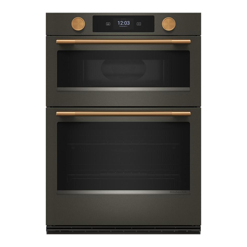 KitchenAid Black Ore 30" Wall Oven with Microwave with Intelligent Cooking Camera (5 cu ft) - KOEC930SBE