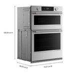 KitchenAid PrintShield™ Stainless 30" Wall Oven with Microwave with Intelligent Cooking Camera (5 cu ft) - KOEC930SPS