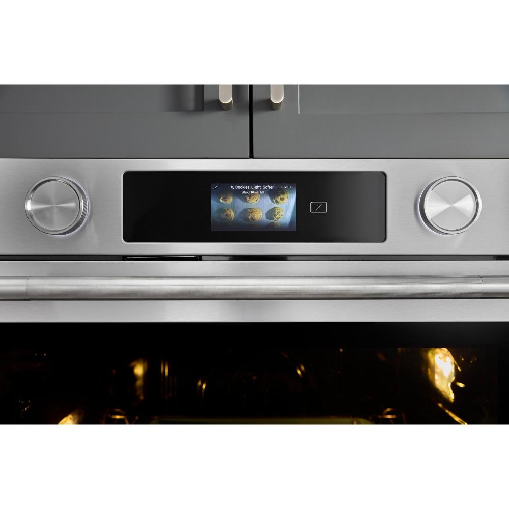 KitchenAid PrintShield™ Stainless 30" Wall Oven with Microwave with Intelligent Cooking Camera (5 cu ft) - KOEC930SPS