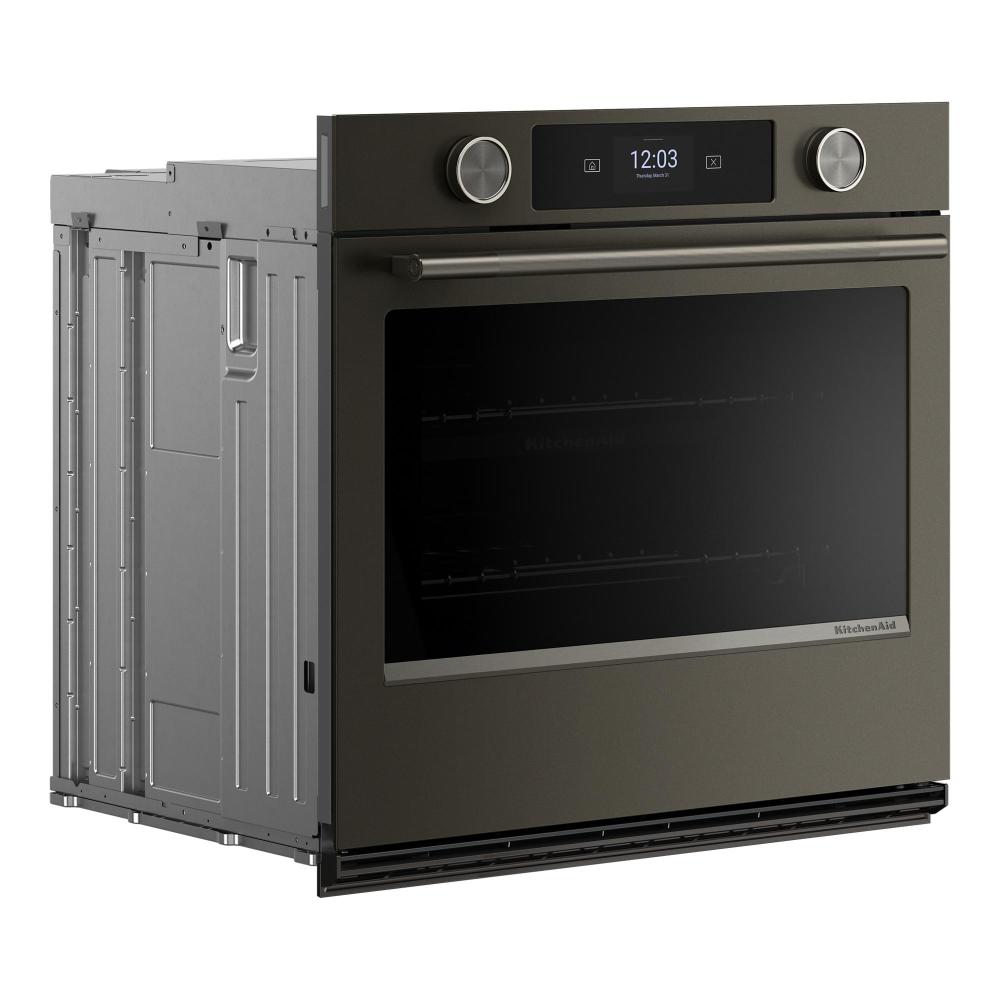 KitchenAid Black Ore 30" Wall Oven with Intelligent Cooking Camera (5 cu ft) - KOES930SBE