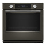 KitchenAid Black Ore 30" Wall Oven with Intelligent Cooking Camera (5 cu ft) - KOES930SBE