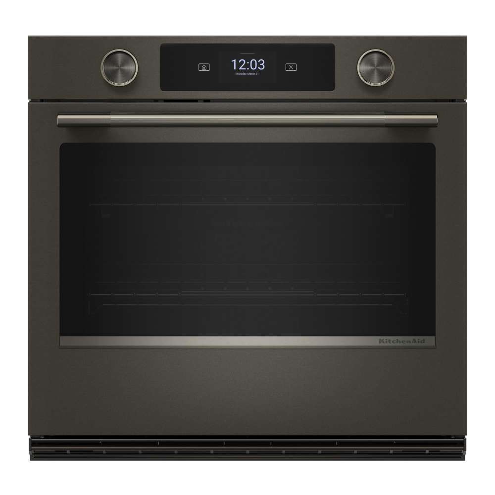 KitchenAid Black Ore 30" Wall Oven with Intelligent Cooking Camera (5 cu ft) - KOES930SBE