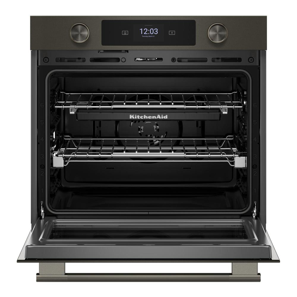 KitchenAid Black Ore 30" Wall Oven with Intelligent Cooking Camera (5 cu ft) - KOES930SBE