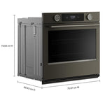 KitchenAid Black Ore 30" Wall Oven with Intelligent Cooking Camera (5 cu ft) - KOES930SBE