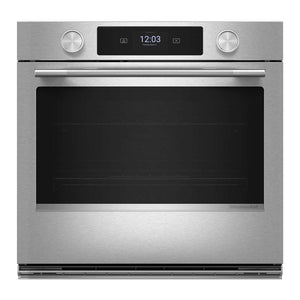 KitchenAid PrintShield™ Stainless 30" Wall Oven with Intelligent Cooking Camera (5 cu ft) - KOES930SPS