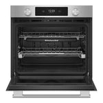KitchenAid PrintShield™ Stainless 30" Wall Oven with Intelligent Cooking Camera (5 cu ft) - KOES930SPS