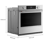 KitchenAid PrintShield™ Stainless 30" Wall Oven with Intelligent Cooking Camera (5 cu ft) - KOES930SPS