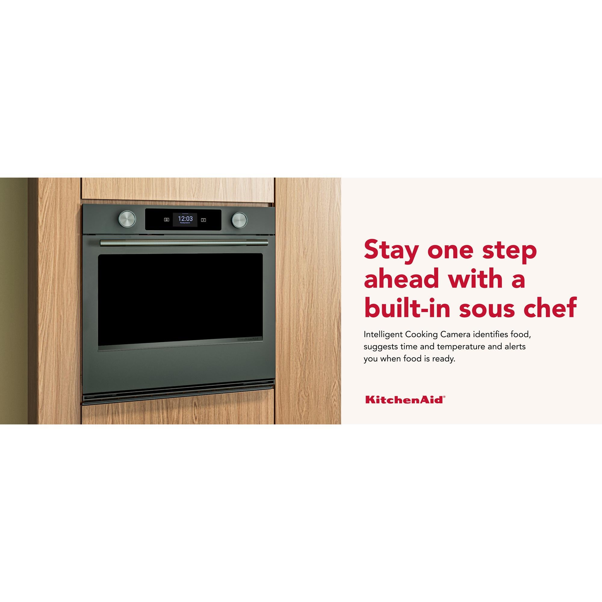 KitchenAid Juniper 30" Wall Oven with Intelligent Cooking Camera (5 Cu. Ft.) - KOES930SJP--