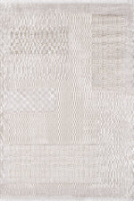 Merinos Lazer 7'8" x 10'8" Area Rug - Cream, Beige