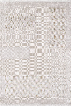 Merinos Lazer 7'8" x 10'8" Area Rug - Cream, Beige