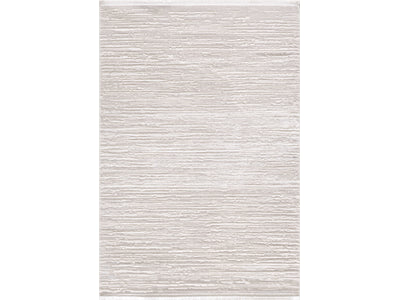 L2 Decor Lazer Area Rug 8' x 11' with Underpad - Cream, Beige, Grey