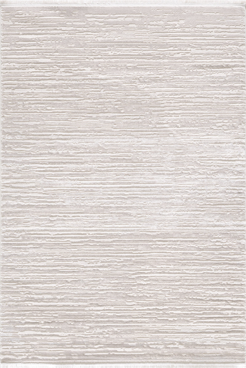 L2 Decor Lazer Area Rug 8' x 11' with Underpad - Cream, Beige, Grey ...