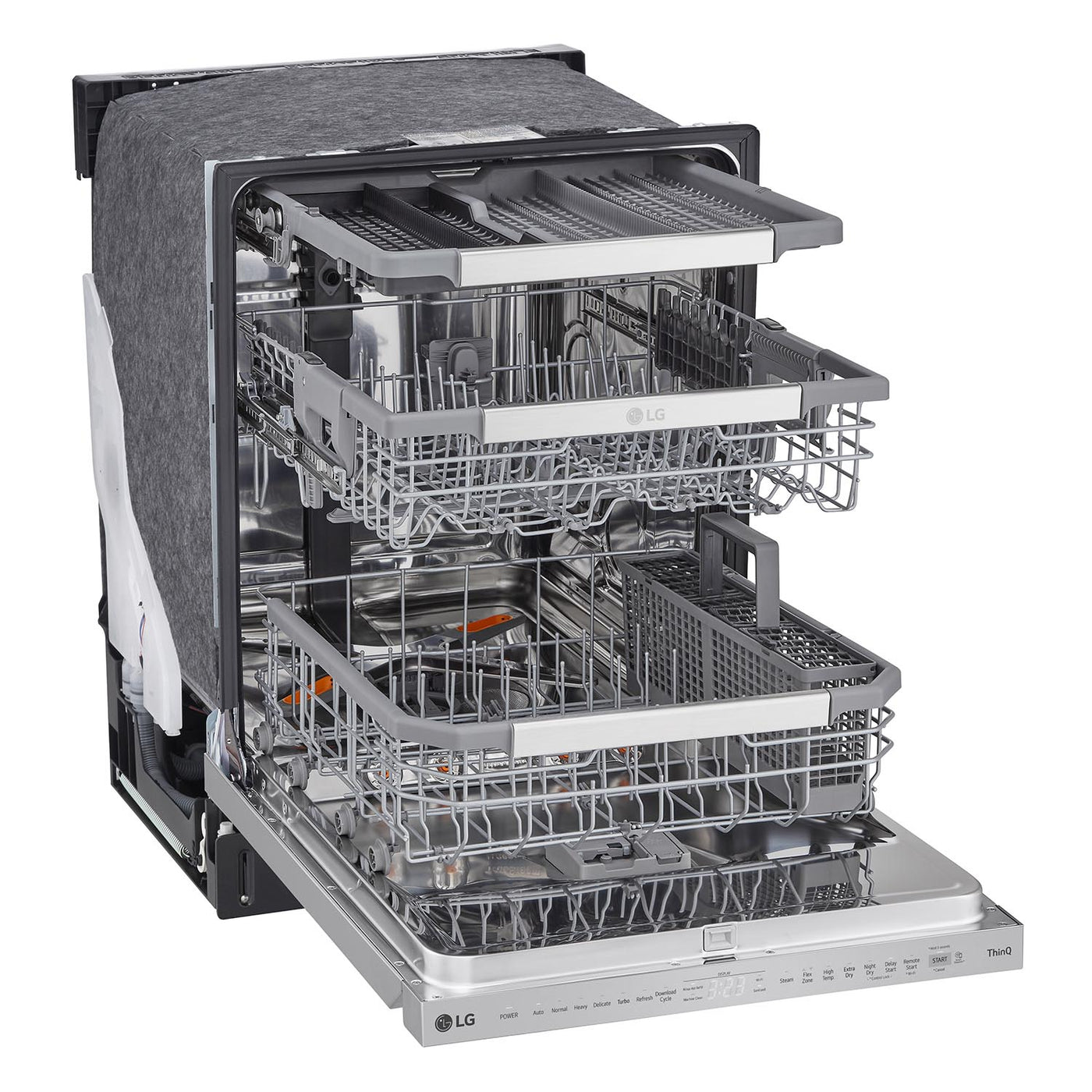 LG Stainless Steel Smart Dishwasher with QuadWash™ Pro, TrueSteam® and Dynamic Dry™- LDPS6762S