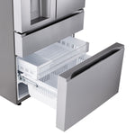 LG PrintProof™ Stainless Steel 36" 4 Door French Door Refrigerator (29 Cu. Ft) - LF29S8330S