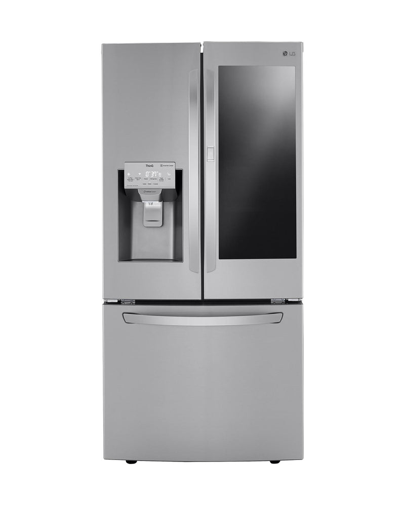 LG SmudgeProof Stainless Steel 33" Standard Depth Instaview™ French