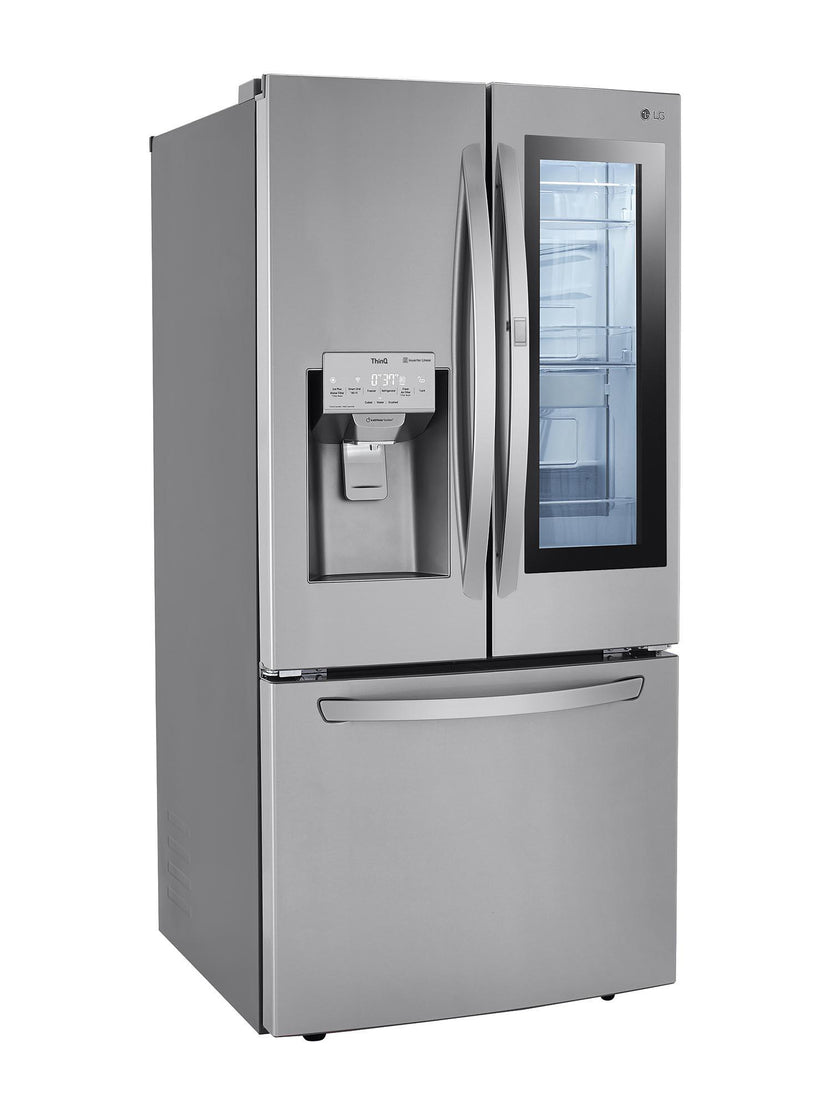 LG SmudgeProof Stainless Steel 33" Standard Depth Instaview™ French