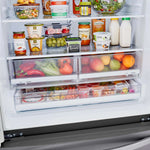 LG 36" 29 Cu. Ft. Platinum Silver French Door Refrigerator - LRFWS2906V