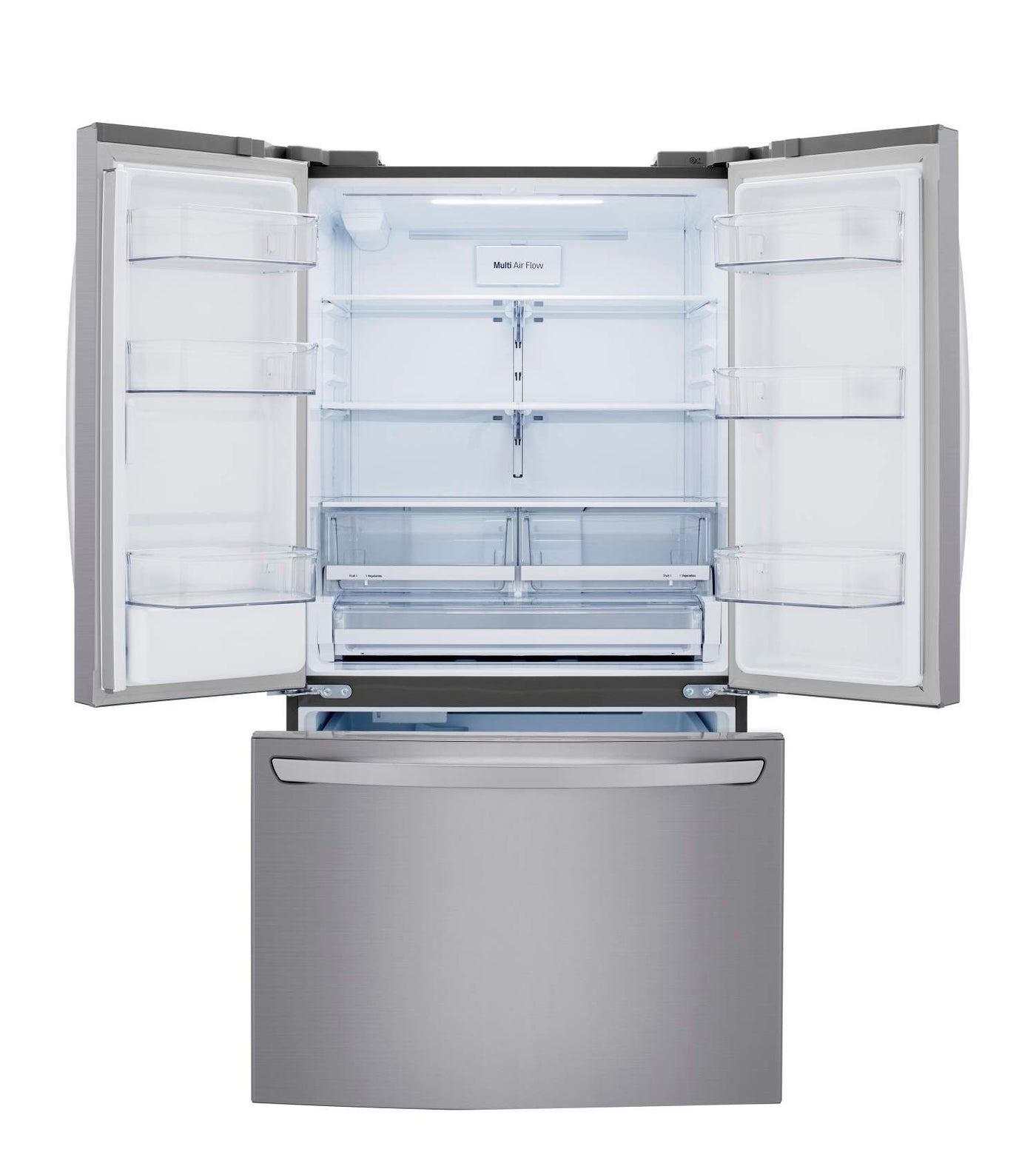 LG Platinum Silver 36" French Door Refrigerator (29 Cu.Ft) - LRFWS2906V