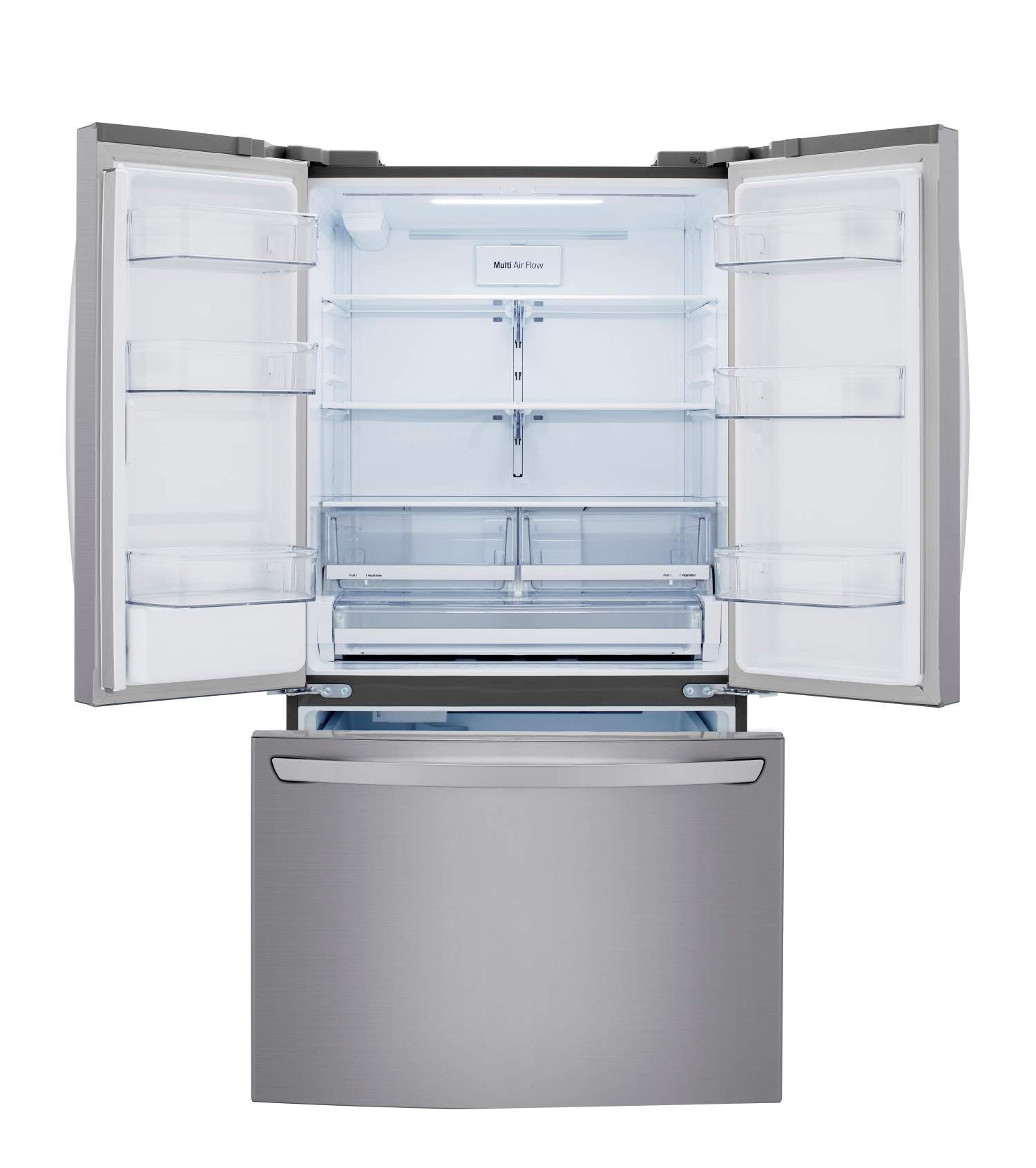 LG 36" 29 Cu. Ft. Platinum Silver French Door Refrigerator - LRFWS2906V