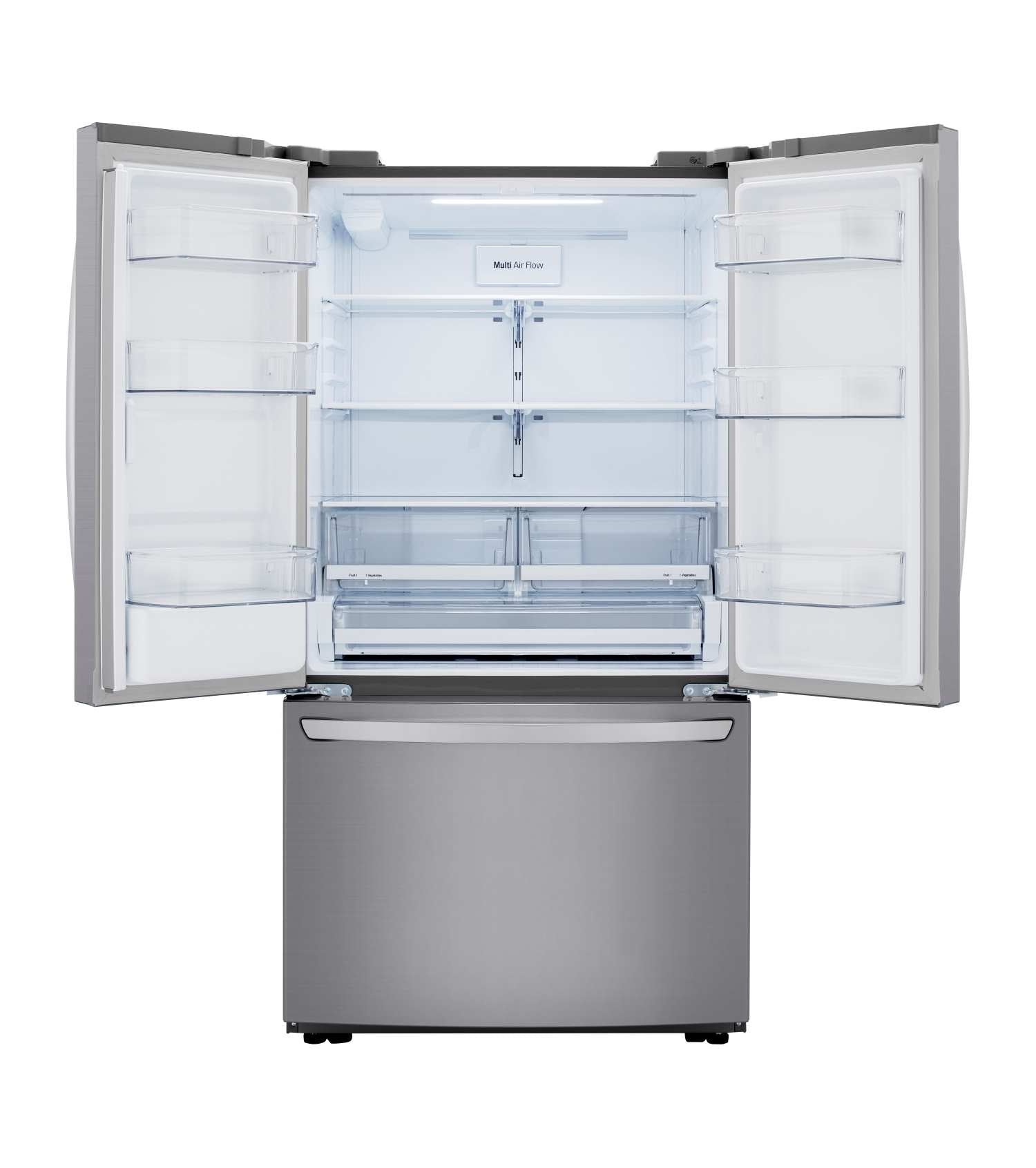 LG 36" 29 Cu. Ft. Platinum Silver French Door Refrigerator - LRFWS2906V
