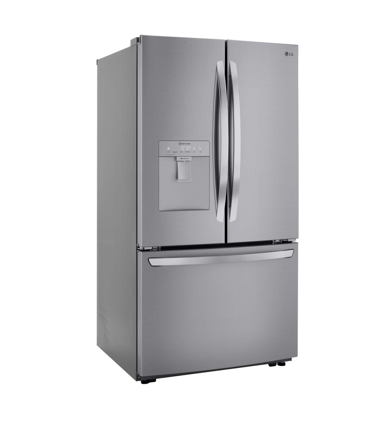 LG 36" 29 Cu. Ft. Platinum Silver French Door Refrigerator - LRFWS2906V