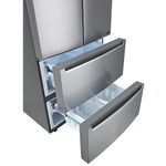 LG Smudge Resistant Stainless Steel 33" Counter Depth 4-Door Refrigerator (19 Cu.Ft.) - LRMNC1803S