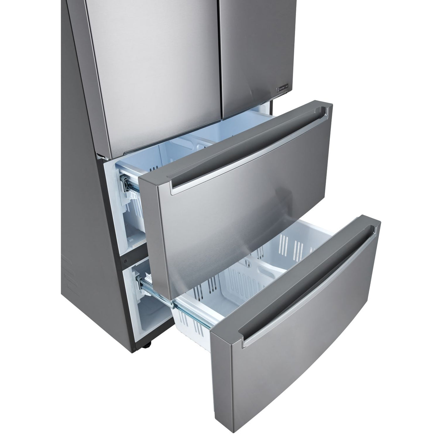 LG Smudge Resistant Stainless Steel 33" Counter Depth 4-Door Refrigerator (19 Cu.Ft.) - LRMNC1803S