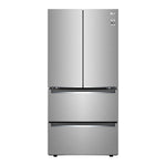 LG Smudge Resistant Stainless Steel 33" Counter Depth 4-Door Refrigerator (19 Cu.Ft.) - LRMNC1803S
