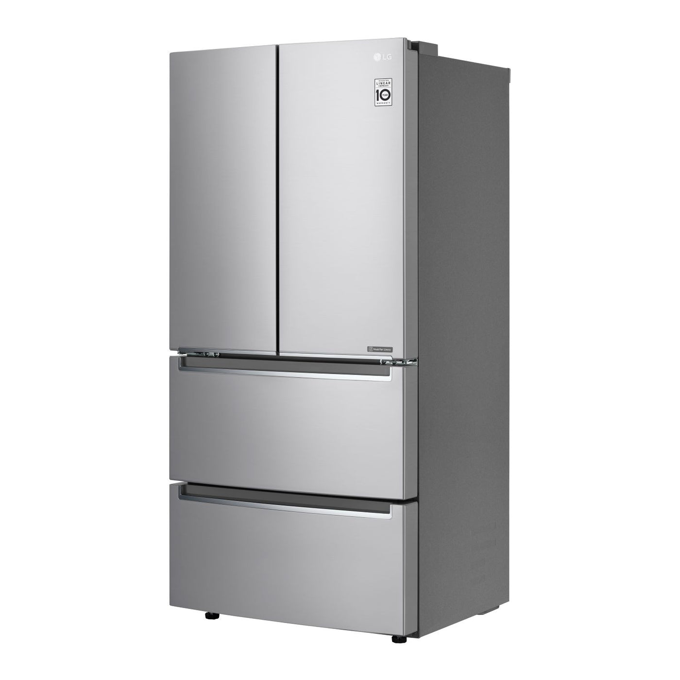 LG Smudge-Proof Stainless Steel 33" Counter Depth 4-Door Refrigerator (19 Cu.Ft.) - LRMNC1803S
