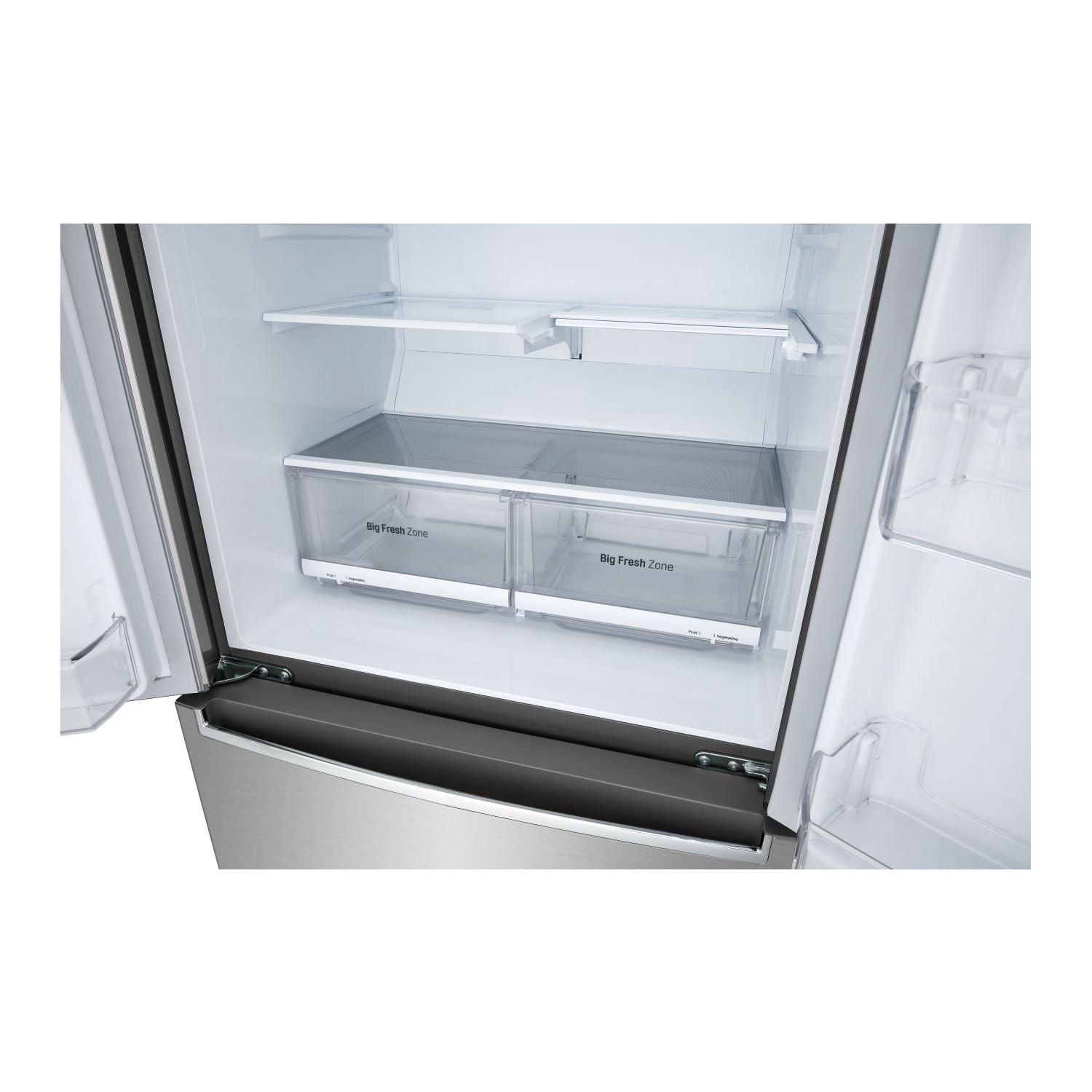 LG 33" 19 Cu. Ft. Smudge Resistant Stainless Steel Counter-Depth 4-Door French Door Refrigerator - LRMNC1803S