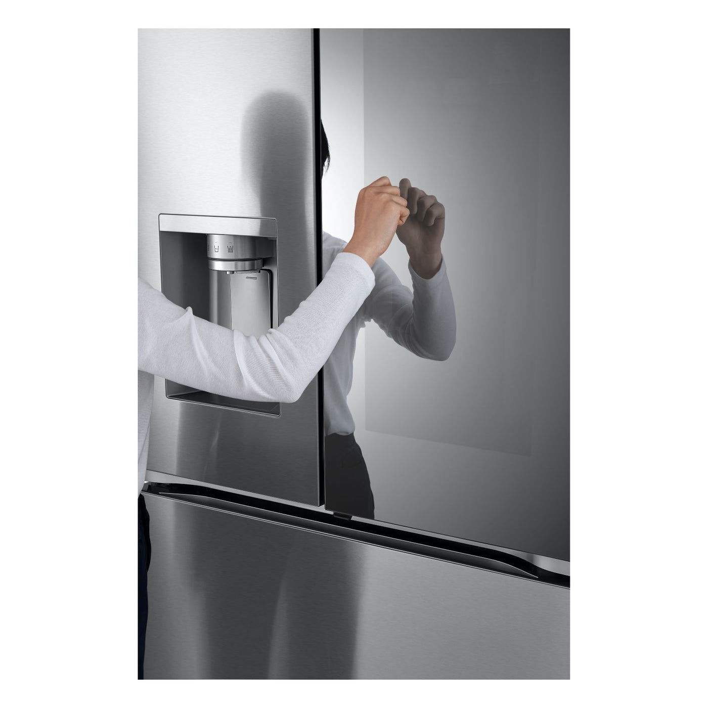 LG Stainless Steel 35.75" Smart Mirror InstaView™ Door-in-Door® Refrigerator (31 Cu.Ft.) - LRYKS3106S