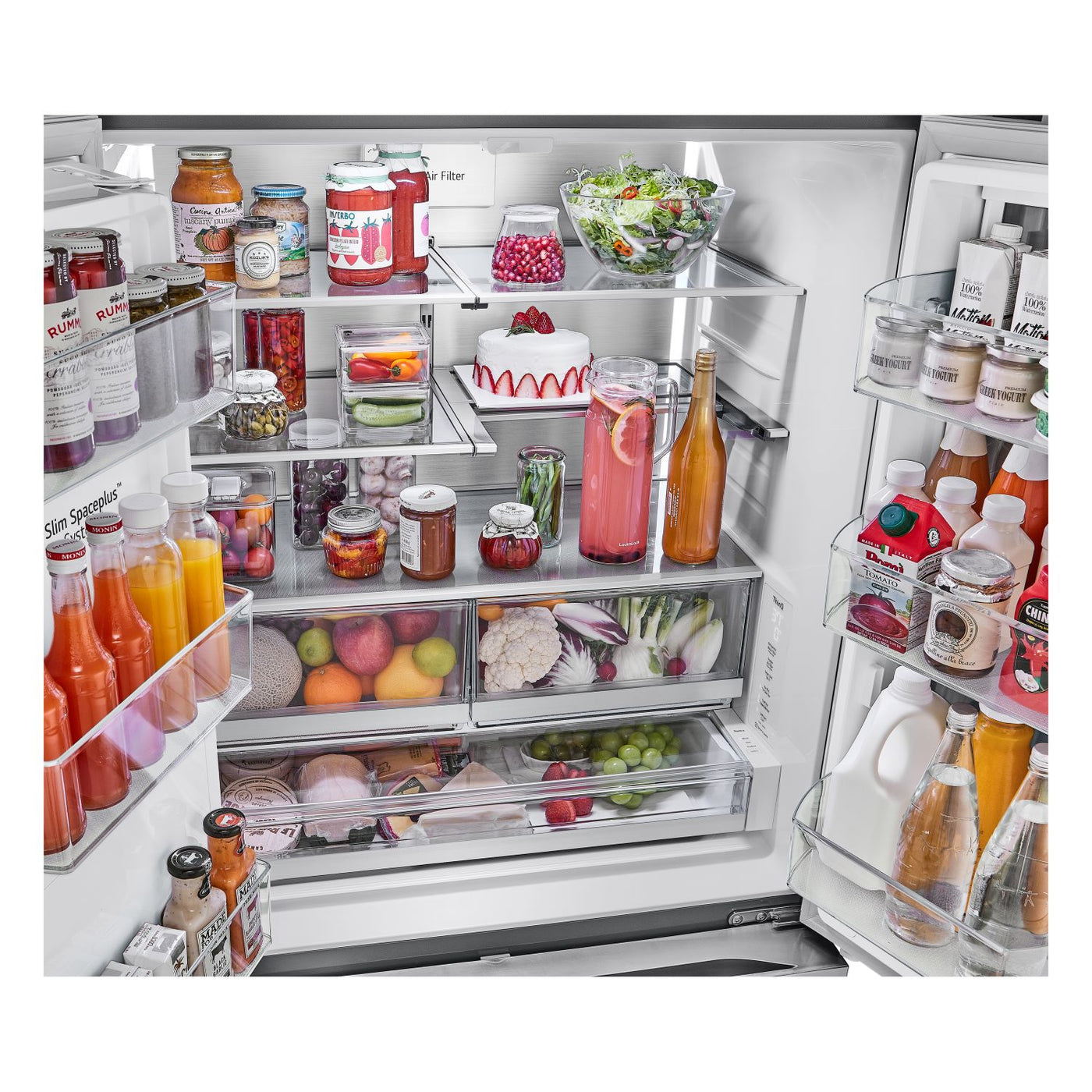 LG Stainless Steel 35.75" Smart Mirror InstaView™ Door-in-Door® Refrigerator (31 Cu.Ft.) - LRYKS3106S