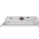 L2 White Top Load Washer with French Display (4.3 Cu. Ft) & White Electric Dryer with French Display (6.7 Cu. Ft) - LT43A3AWWFR/LE43A3AWWFR