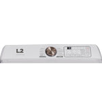 L2 White Top Load Washer with French Display (4.3 Cu. Ft) & White Electric Dryer with French Display (6.7 Cu. Ft) - LT43A3AWWFR/LE43A3AWWFR