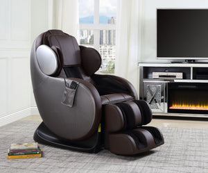 Skridtet Therapeutic Multiple Function Whole Body Reclining Massage Chair - Chocolate Brown